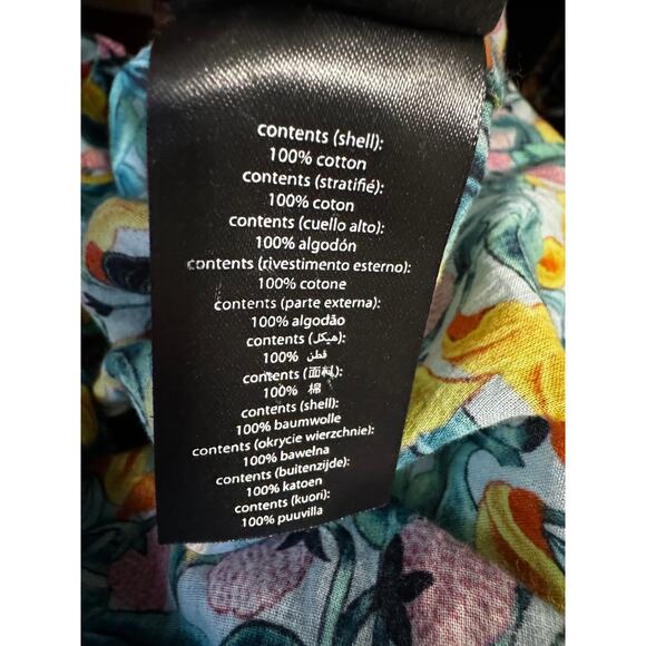 DVF X Onia Renee Cotton Beach Dress in Sea Green in Size Large - Picture 5 of 6